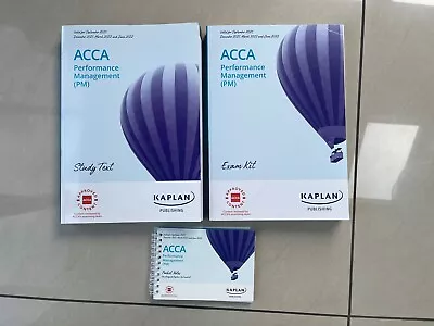 ACCA Performance Management Study Text Exam Kit & Pocket Notes • £20