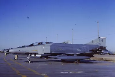 4692 Original Military Aircraft Slide F-4e Phantom 68-0340/th 157tfs Usaf 1990 • $2.50