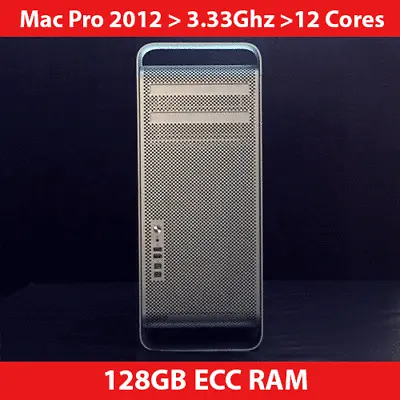 2012 Mac Pro | 3.33GHz 12-core | 128GB RAM | 1TB SSD + 2TB | ATI 5770 1GB • $998