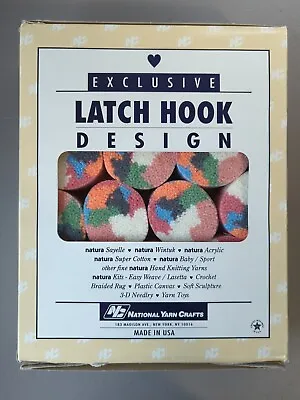 $34.99 • Buy Vintage National Yarn Latch Hook Kit Southwest Wall Carpet 20  X 27  NEW Craft