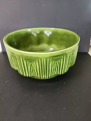 Vintage Haeger Green Majolica Flower Pot/Planter 157 USA 8  • $23