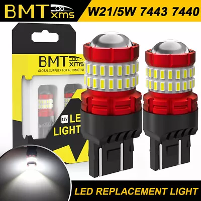 7443 LED Reverse Light Bulbs White For MAZDA 3 Hatchback 2004-2013 2015-2017 • $11.29