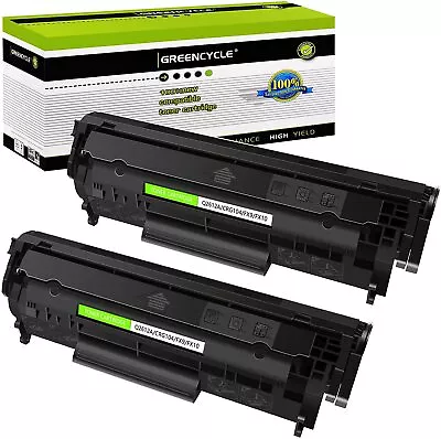 2 Pack Q2612A 12A Toner Cartridge For HP LaserJet 1010 1018 1012 1020 3015 3020 • $19.86