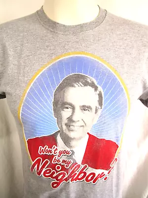 Mister Rogers Neighborhood  Won't You Be My Neighbor?  Gray T Shirt Men Sz M • $11.19