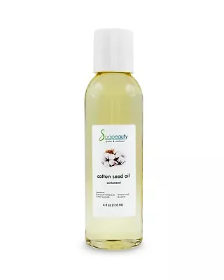 Cotton Seed Oil Carrier Cold Pressed Winterized Natural Pure 4 Oz • $5.97