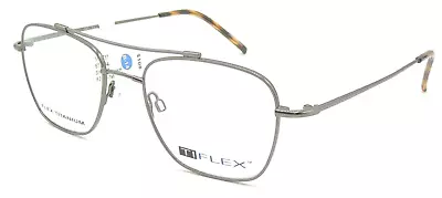 Ti Flex T  1762 Shinny Gunmetal Eyeglass Frame 53 20 145 • $54