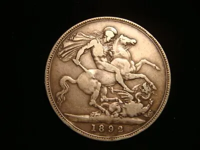 Great Britain Victoria Crown 1892 • $109