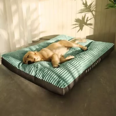 Removable Pet Corduroy Pad Big Pet Sleeping Bed Pet Large Sofa  Cats • $43.81