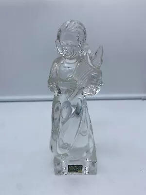 Vintage Mikasa Lead Crystal Angel Playing Harp  8  Germany     Y4 • $17.95