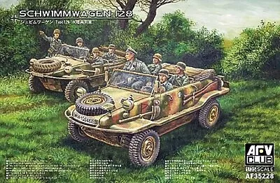 AFVClub Schwimmwagen 128 Vehicle - Plastic Model Military Vehicle - 1/35 Scale • $29.35