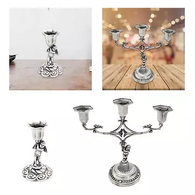 Catholic Candle Holder Centerpiece Retro Candelabra For Party Wedding Dinner • £8.16