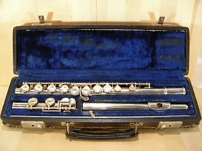 Artley Symphony Flute Silver Closed-hole Vintage C Flute In Hard Case • $300