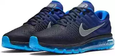 Nike Air Max 2017 849559-400 Men's Deep Royal Blue Running Sneaker Shoes YE193 • $139.99