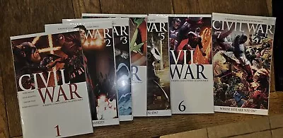 Marvel Complete 2006 Series Civil War Issues #1 - #7 • $20