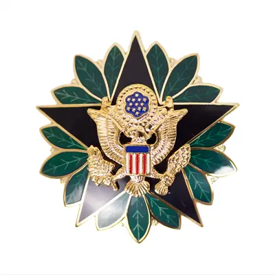 Mini Genuine U.S. ARMY IDENTIFICATION DRESS BADGE: GENERAL STAFF Badge Pin • $35.95