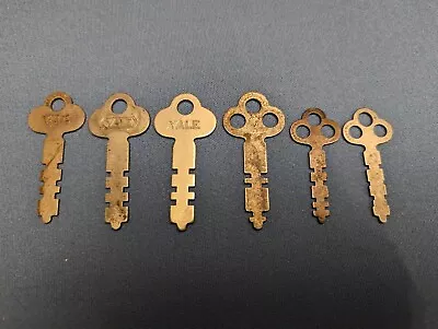 Lot Of 6 YALE Flat Double-side Keys Yale & Towne Mfg Co Stamford Ct • $7.97