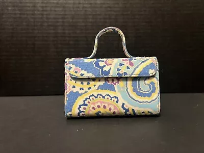 Vera Bradley Mini Jewelry Box Travel Case Purse • $11