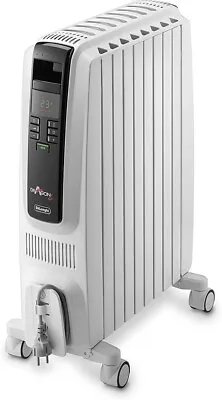 DE`LONGHI Dragon4 Portable Oil Column Heater 1500W Corded Electric White • $149