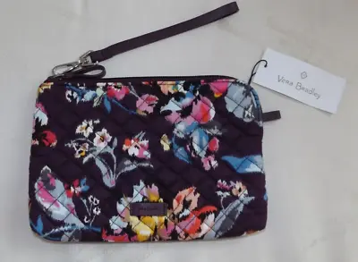 VERA BRADLEY Iconic Pouch Wristlet - Large Slim - Holds Phone - Indiana Rose NWT • $39.95