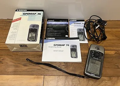 Garmin GPSMAP 76 Handheld GPS Device With Manuals And Box • $124.99
