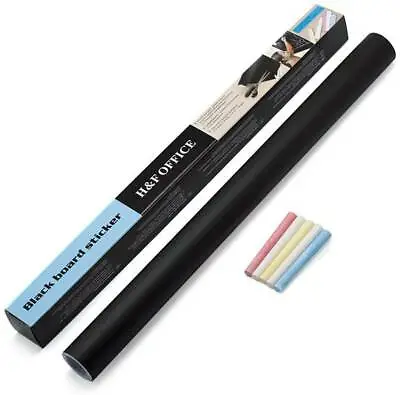 Large Chalkboard Contact Paper Chalks Sticks Black Stickers Wallpaper • $9.79