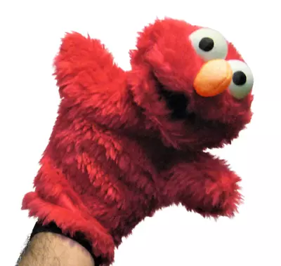 ELMO MUPPET HAND GLOVE PUPPET SESAME STREET Rana Rene Titere MARIONETE Kermit Fx • $26