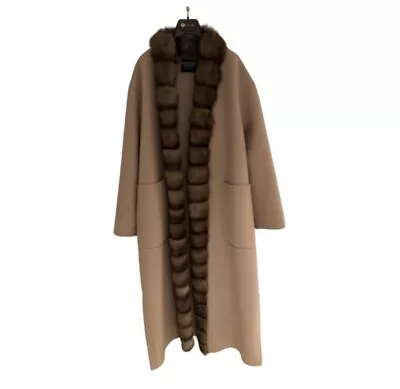 D Couture Sable And Cashmere Coat Size M Camel Colour • £550