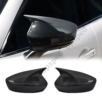 Carbon Fiber Side Rearview Mirror Cap Cover Trim For Mazda 6 Atenza 2018-2021 • $29.99