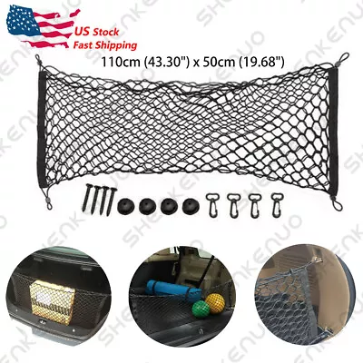 Nylon Rear Trunk Envelope Style Cargo Net For Bags W/Mounting For Nissan Altima • $12.14