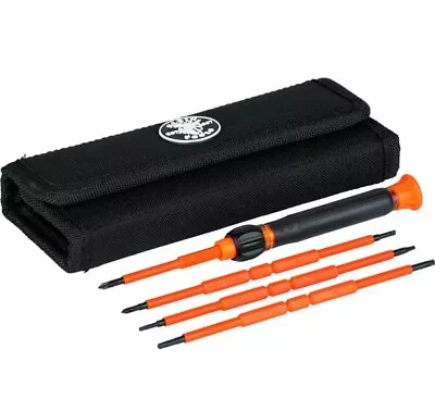 Klein Tools 8-in-1 Insulated Electronics Screwdriver Set With Case — Brand NEW • $28.97