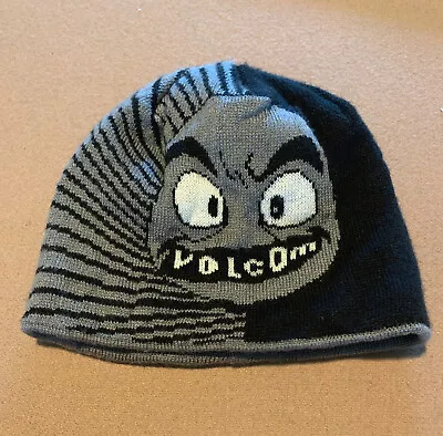 Volcom Face Beanie Black One Size Stretchable • $16