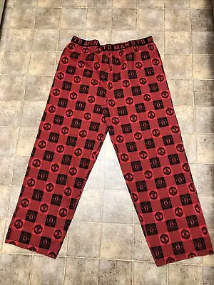 NEW Mens Manchester United FC Pajama/ Lounge Pants -2X • $24.50