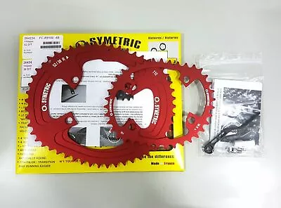 Osymetric BCD110x4 52+38T 9100/9150/8000/8020/8050 Edition Chainring Set Red • $319