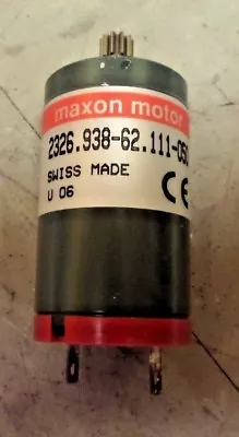 Maxon DC Motor 2326.938-62.111-050 232693862111050 12VDC • $37