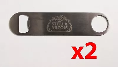 X2 Stella Artois Bar Blade Speed Beer Bottle Opener New Stainless Steel • $17.90