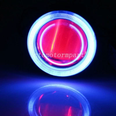 $50.79 • Buy Motorcycle LED Projector Headlight Ring Angel Demon Eye For Yamaha YZF R1 R6