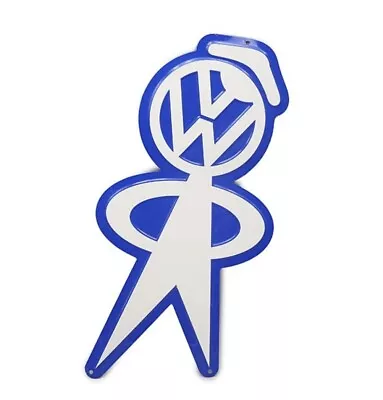 VW Volkswagen Metal Bubble Head Sign Otto Man • $39.99