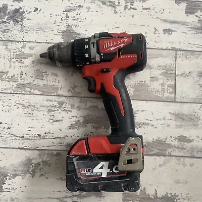 Milwaukee M18 BPDN Cordless Combi Drill + Milwaukee 4.0ah Battery  • £37