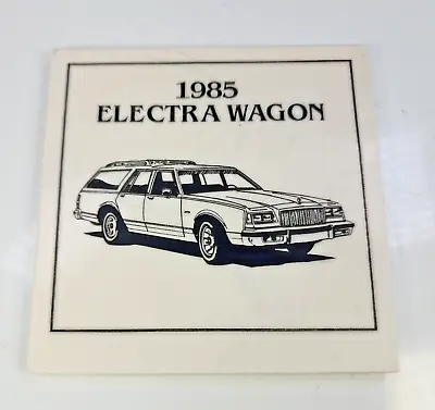 Vintage 1985 Buick Electric Wagon Car Dealer Advertising Ceramic Tile Coaster • $5.99