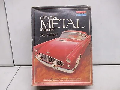 Monogram 1956 Ford Thunderbird Diecast Metal And Plastic Kit 1/24 • $14.99