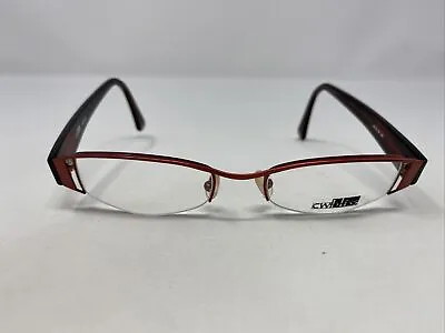 Cw Bliss Sweet Me 49-19-145 Res Half Rim Eyeglasses Frame 2136 • $56.25