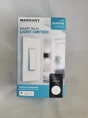 Merkury Innovations Smart Wi-Fi Light Switch Voice Control App & Touch • $18.50