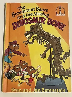 Vintage The Berenstain Bears And The Missing Dinosaur Bone HC 1st Ed 1980 • $3.85