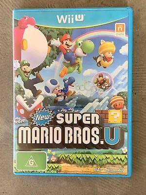 New Super Mario Bros U - Nintendo Wii U PAL Manual Included • $26