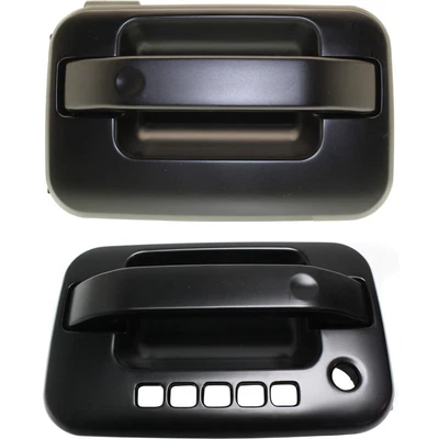 $38.29 • Buy Door Handle Set For 2004-2014 Ford F-150 With Keypad Hole Smooth Black Front 2Pc