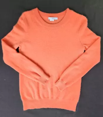 Enzo Mantovani Women's Cashmere Crew Neck Sweater Coral Sz L • $29.29