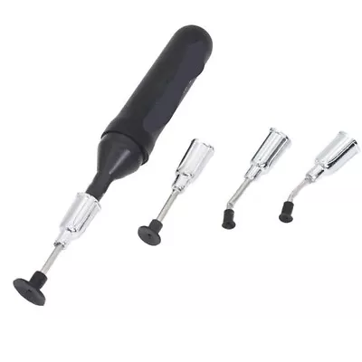 Vacuum Pen Kit With 4 Suction Cups IC SMD Tweezers Desoldering Pen Picking Tools • $7.11