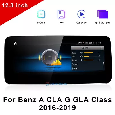 12.3  Car GPS Stereo Player Nav Dash For Benz GLA X156 CLA C117 X117 G W463 W176 • $697.58