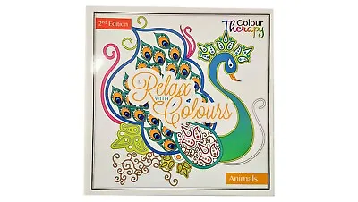 Relax With Colours Unique Colour Therapy 30 Pages 60 Design 200X210mm • £1.99