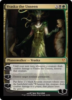 $0.99 • Buy MTG Vraska The Unseen - Foil, Duel Decks: Jace Vs Vraska, Moderately Played, Eng